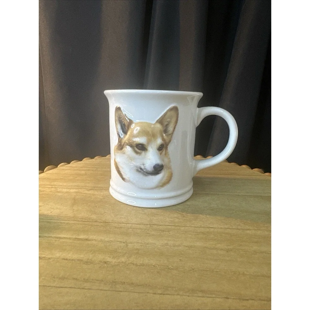 Best Friend Originals Welsh Corgi Embossed Mug, 3D Face, 10oz.